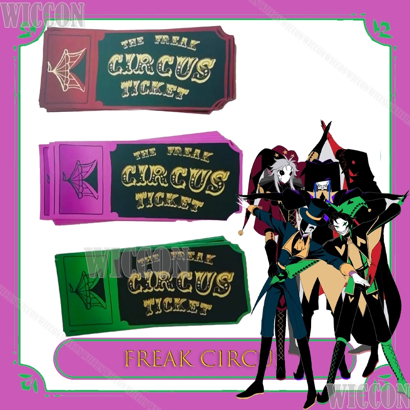 Freak Circus Ticket Card Rood  - Anime Merchandise In Japanese recensie en prijs